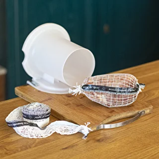 Rete per salumi con etichetta, 15 cm x 4 m, resistente al calore fino a 125°C – photo 3