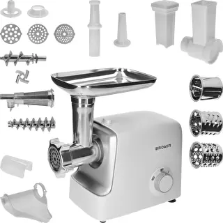 Tritacarne con sminuzzatore, passaverdure e insaccatrice per salsicce, 1500 W – photo 1