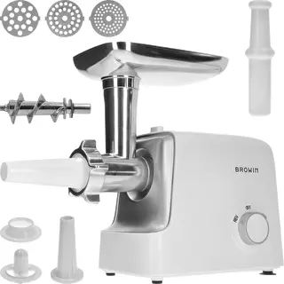 Tritacarne con sminuzzatore, passaverdure e insaccatrice per salsicce, 1500 W – photo 5