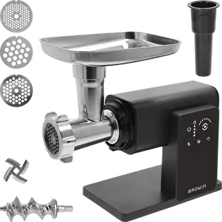 Tritacarne multifunzione con pannello sensibile al tocco, tagliaverdure e passaverdure, 2000 W – photo 2