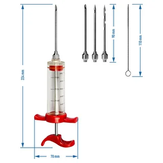 Siringa per marinature 30 ml + 3 aghi + scovolino – photo 7