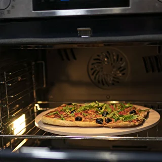 Pietra refrattaria per pizza rotonda in cordierite, diametro 33 cm – photo 11