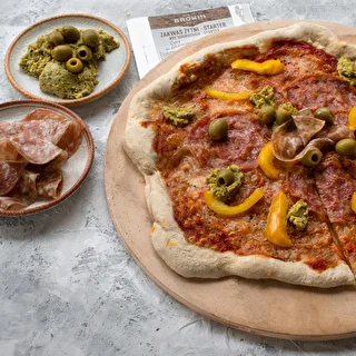 Pietra refrattaria per pizza rotonda in cordierite, diametro 33 cm – photo 14