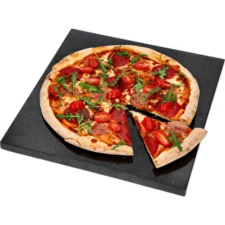 Pietra per pizza in granito rettangolare 37 x 35 cm