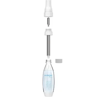 Gasatore per acqua e bevande + 10 cartucce CO2 – photo 5