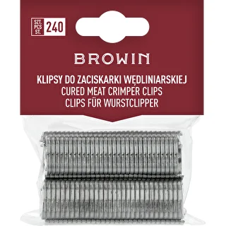 Clip per clippatrice per salumi - 240 pezzi