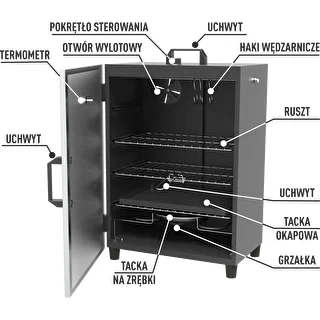 Affumicatore elettrico automatico con termostato – photo 6