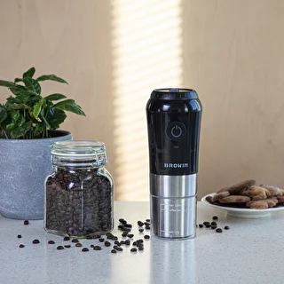 Macinacaffè – elettrico, a macine, con infusore e tazza termica – photo 14