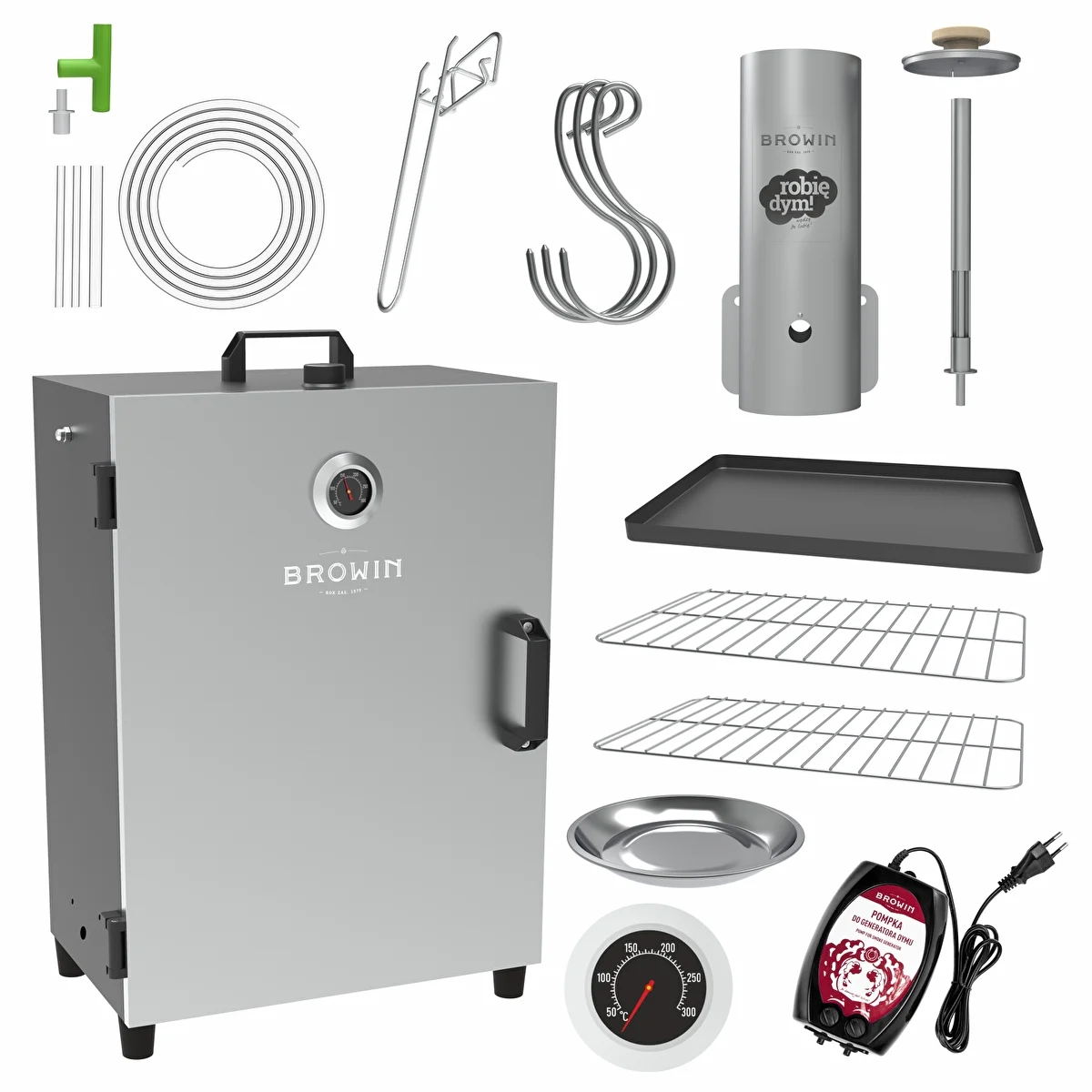 Kit affumicatoio elettrico con generatore di fumo