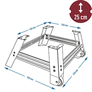 Base mobile per l'affumicatore dragON 330275 – photo 6