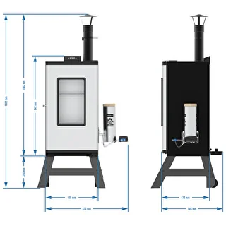 Affumicatore elettrico dragON con base mobile – photo 36