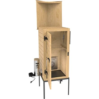 Affumicatore 200 L dragON Larch E21 - in larice, con modulo riscaldante elettrico e centralina di controllo – photo 7
