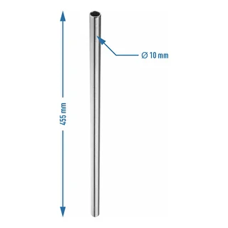 Barre per affumicatoio metallico, lung. 45,5 cm, Ø 1 cm, set 4 pz – photo 2