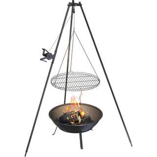 Braciere da giardino con griglia, Ø55 cm, rotondo, a ciotola – photo 7