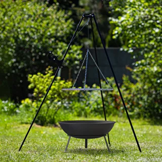 Braciere da giardino con griglia, Ø55 cm, rotondo, a ciotola – photo 10