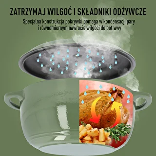 Pentola in ghisa smaltata - color salvia, 5,8L – photo 6