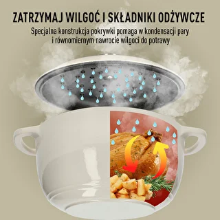 Pentola in ghisa smaltata - ecru, 4 L – photo 6