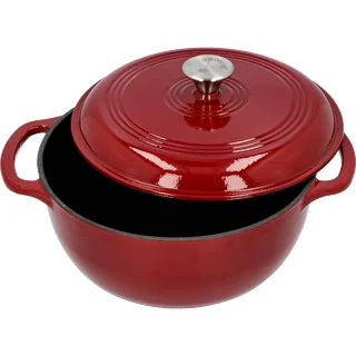 Pentola in ghisa smaltata - bordeaux, 5,8L – photo 2