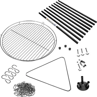 Treppiede da falò con griglia, 150 cm – photo 2