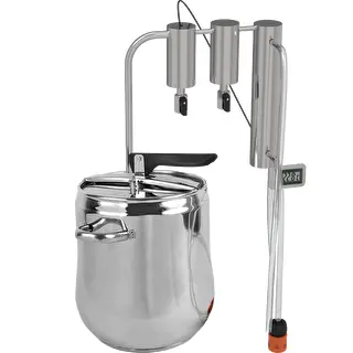Distillatore e pentola a pressione 2 in 1, 12 L, condensatore e 2 camere di decantazione – photo 1