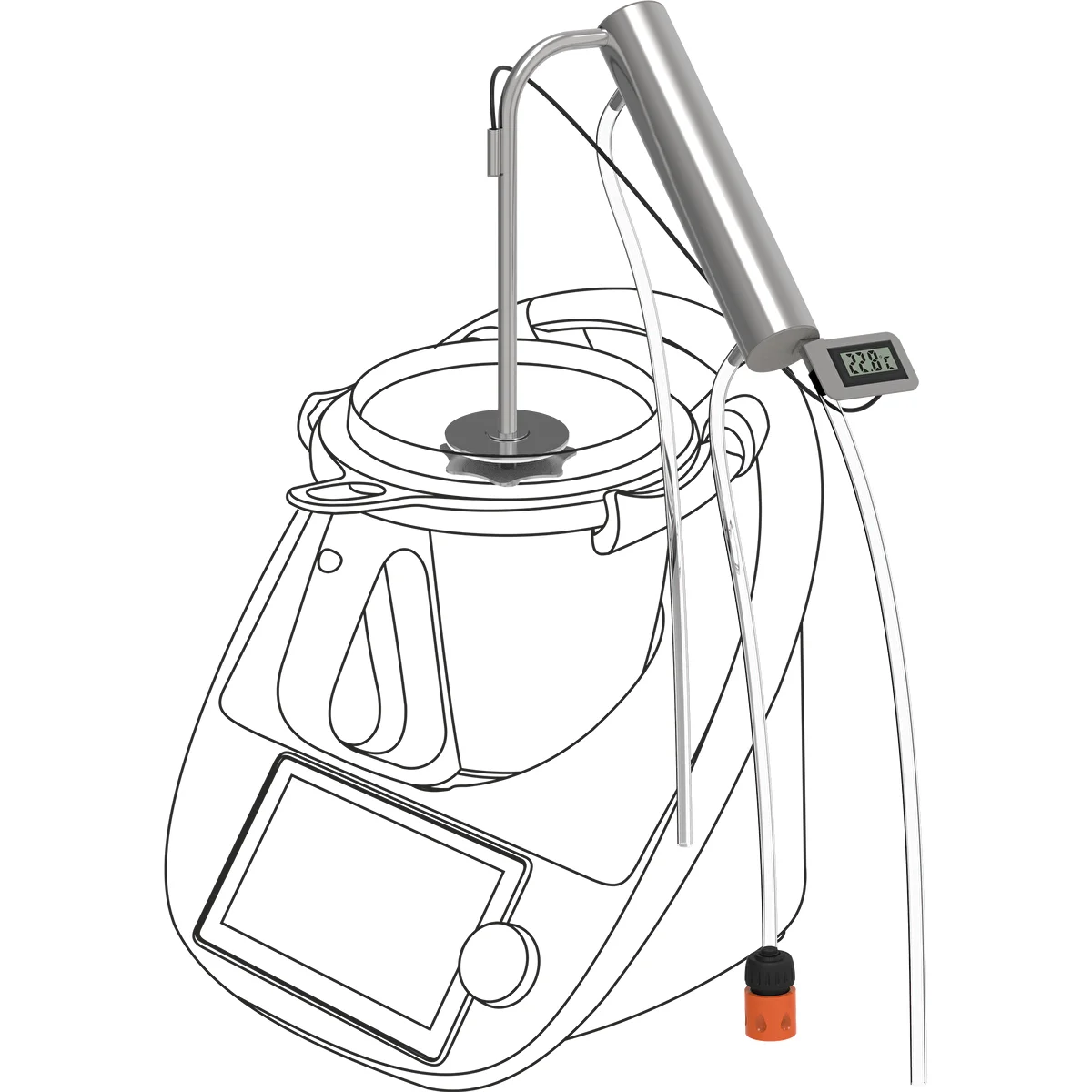Distillatore Aroma Plus per robot da cucina
