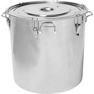 Contenitore in acciaio inox 161 L con coperchio