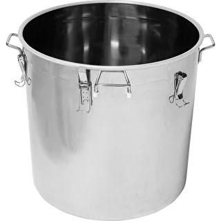 Contenitore in acciaio inox 161 L con coperchio – photo 2
