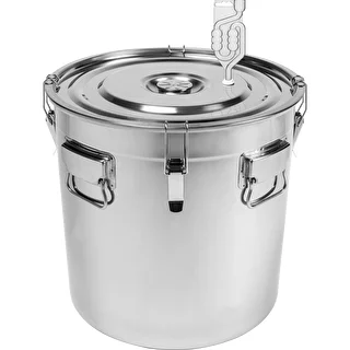Contenitore in acciaio inox 60 L con coperchio
