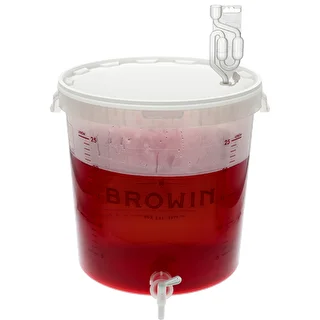Contenitore di fermentazione 30 L con stampa, rubinetto e 3 gorgogliatori – photo 9