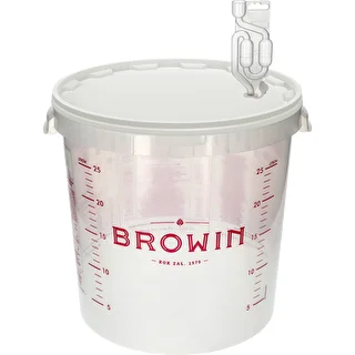 Fermentatore 30 L con stampa e 3 gorgogliatori