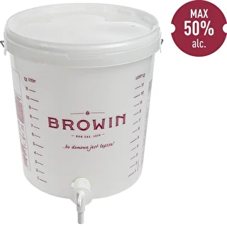 Fermentatore da 15 L con coperchio e rubinetto – photo 2