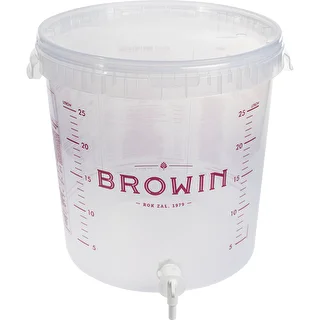 Fermentatore 30 L con coperchio e rubinetto