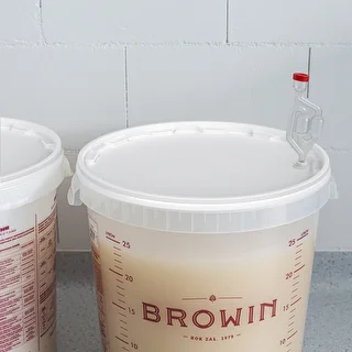 Contenitore di fermentazione 30 L con stampa, rubinetto e 3 gorgogliatori – photo 11