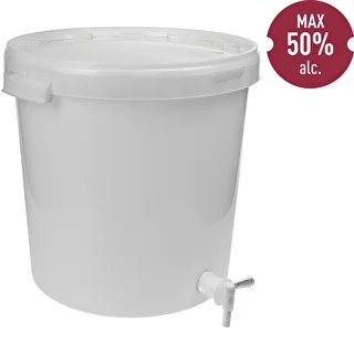 Fermentatore da 30 L con coperchio e rubinetto – photo 2