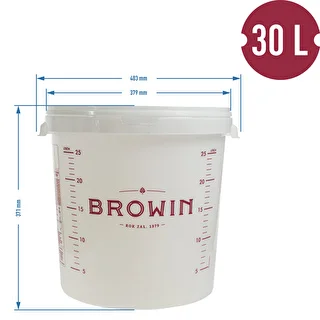 Fermentatore con coperchio da 30 L – photo 13