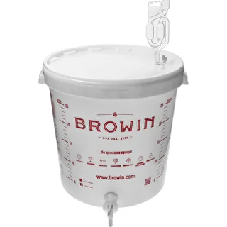 Fermentatore 30 L con coperchio, rubinetto e gorgogliatore (UA)