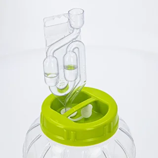 Tappo a vite in plastica Ø 100 mm twist-off con foro e gommino – photo 7