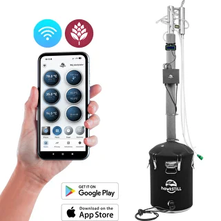 Kit di distillazione hawkSTILL “Zimne Palce” 60 L + Sistema Wi‑Fi IQ con display LCD