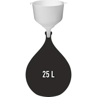 Imbuto in plastica Ø 25 mm per damigiane, bordo alto – photo 3