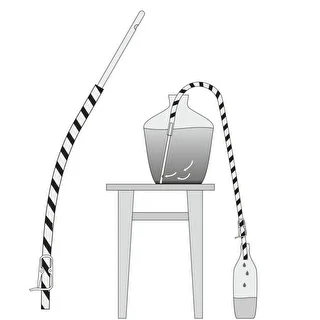 Tubo di travaso per vino con morsetto – photo 7
