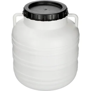 Botte per fermentazione 30L - bianca, con maniglie