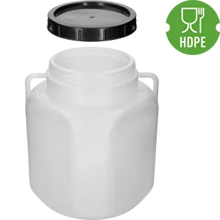 Fusto quadrato da 40 L, bianco, con maniglie, Sterk – photo 4