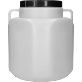 Fusto quadrato da 40 L, bianco, con maniglie, Sterk – photo 2
