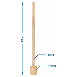 Pestello in legno per crauti - grande 100 cm – photo 3