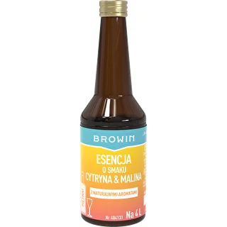 Essenza al gusto limone e lampone - 40 ml, per 4 L