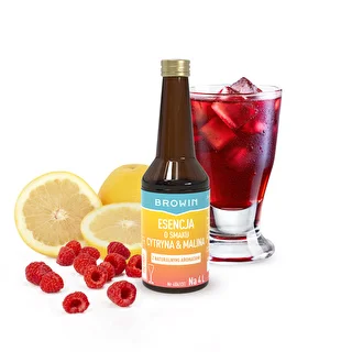 Essenza al gusto limone e lampone - 40 ml, per 4 l – photo 3