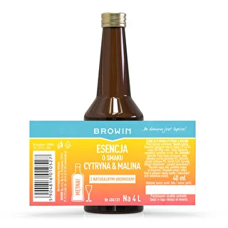 Essenza al gusto limone e lampone - 40 ml, per 4 l – photo 4