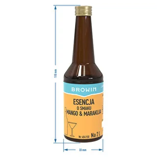 Essenza al gusto di mango e frutto della passione per 2 l - 40 ml – photo 7