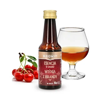 Essenza al gusto ciliegia al brandy, 40 ml - per 4 L – photo 3