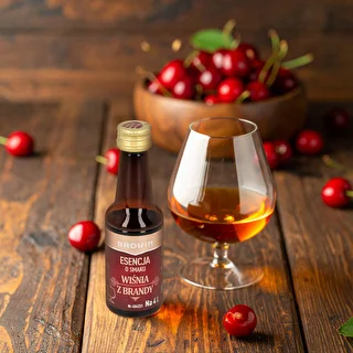 Essenza al gusto ciliegia al brandy, 40 ml - per 4 L – photo 7